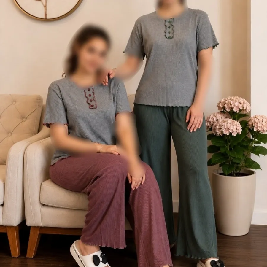 ست تیشرت و شلوار بگ
