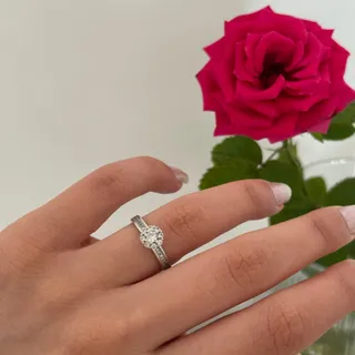 انگشتر نقره سولیتر 925