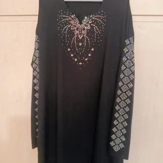 مانتو عبایی نگین دار