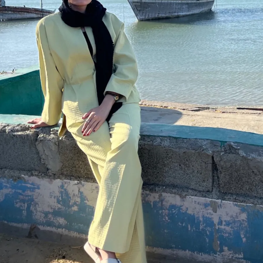 ست شومیزو شلوار سبز