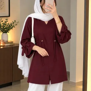 شومیز جلوباز کمرکش