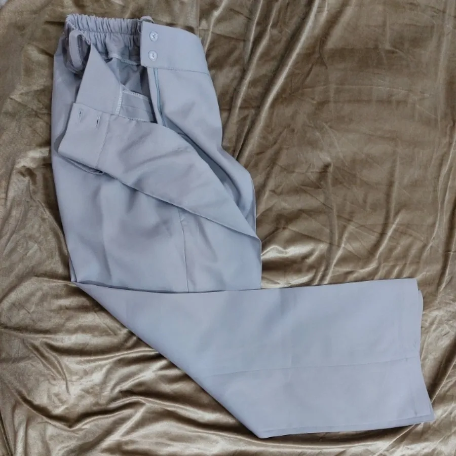 شلوار اداری طوسی راسته