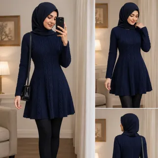 تونیک بافت طرح گیس