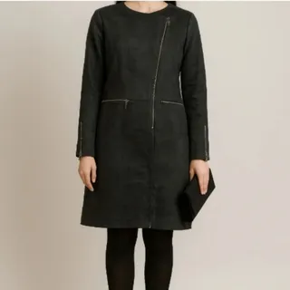 پالتو مخمل h&m