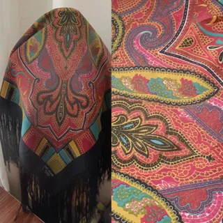 چارقد پشمی ترکمنی