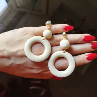 گوشواره چوبی