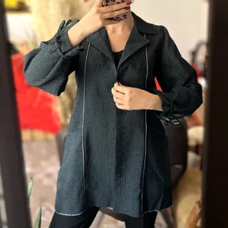 مانتو کتی مغذی دوزی شده