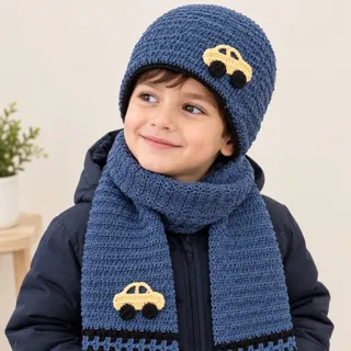 شال و کلاه پسرانه