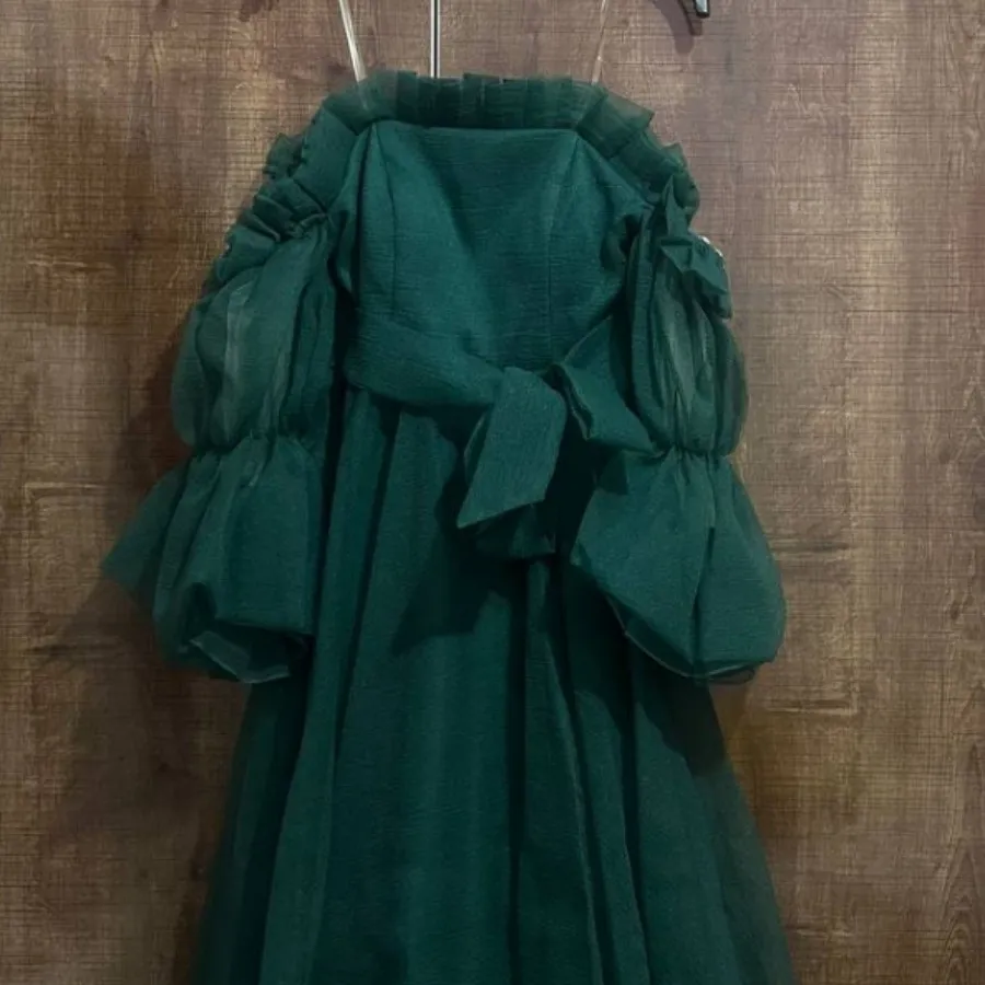 پیراهن پفی میدی