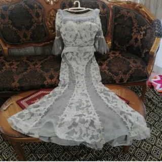 پیراهن فول فول کارشده