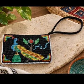 کیف سکه منجوق دوزی آنتیک