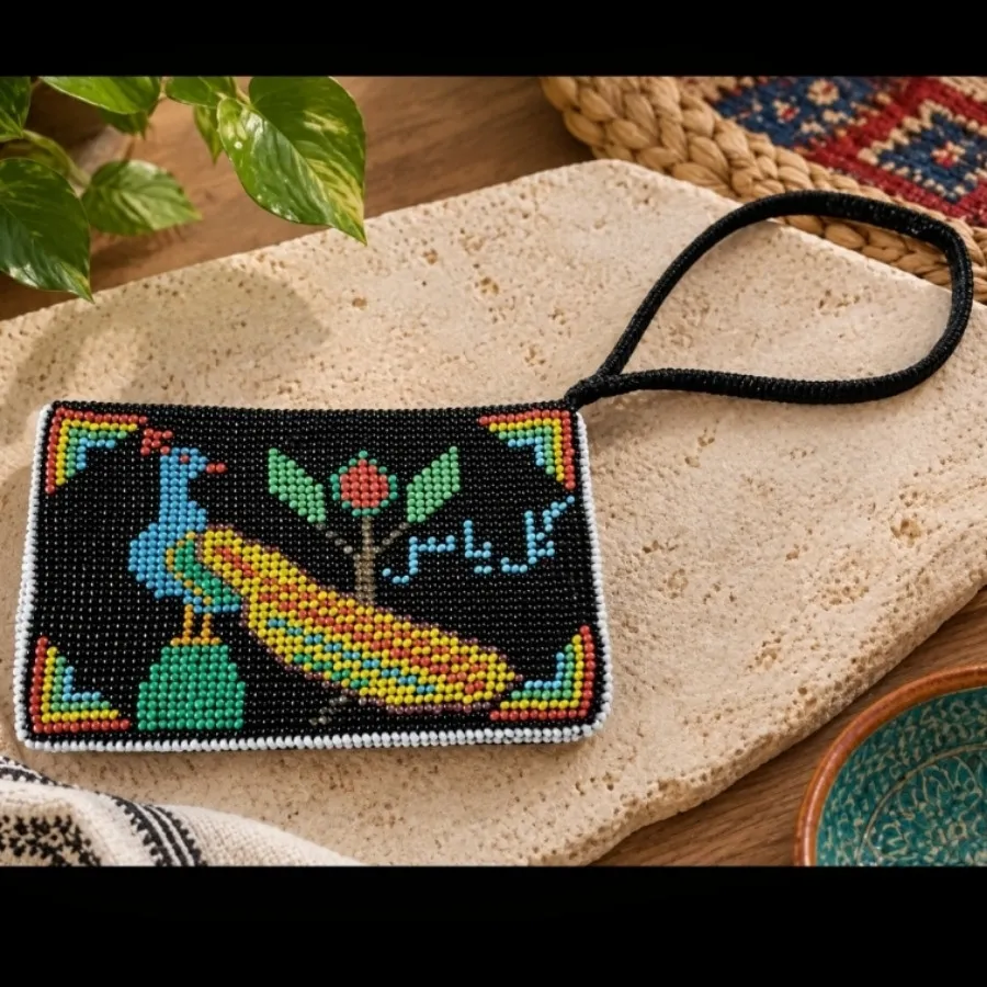 کیف سکه منجوق دوزی آنتیک