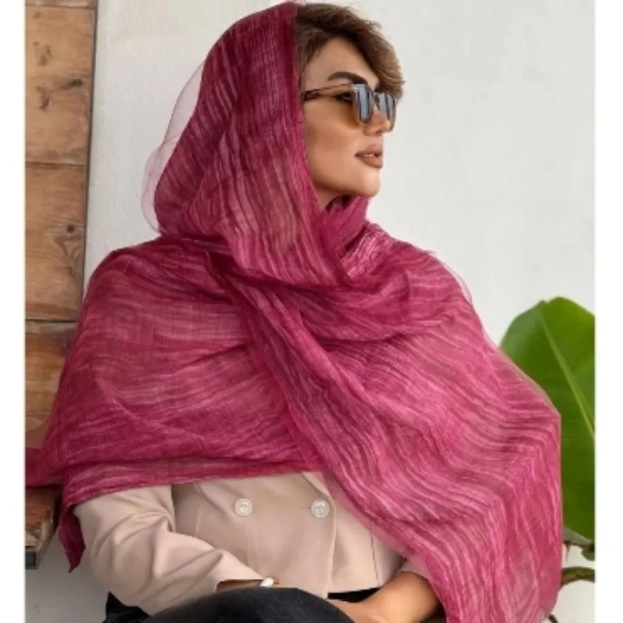 شال دو لایه سرخابی