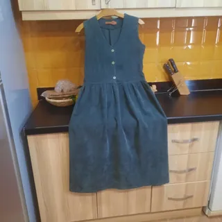 سارافون سبز مخمل پاییزه