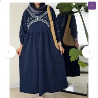 مانتو کفتان گلدوزی