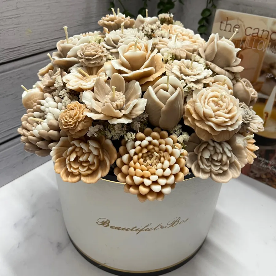 باکس گل شمعی