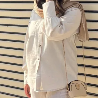 شومیز استخوانی رنگ