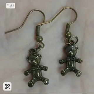گوشواره خمیری و برنزی