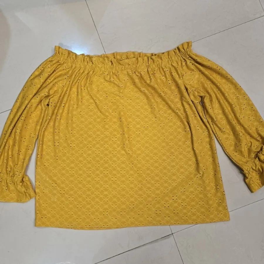 بلوز خردلی