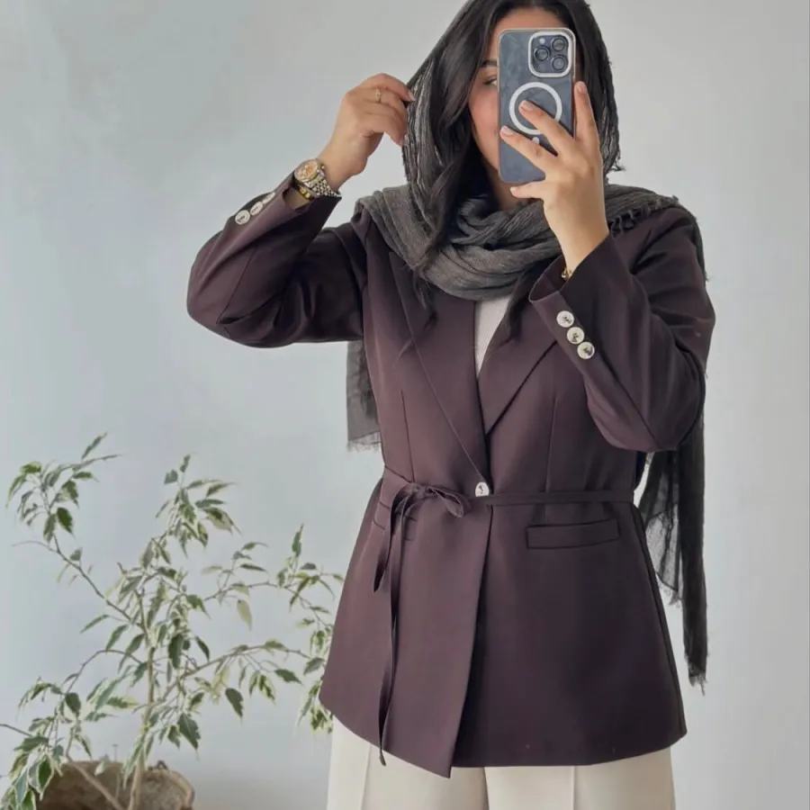 کت قهوه ای
