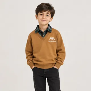 بلوز یقه دار پسرونه