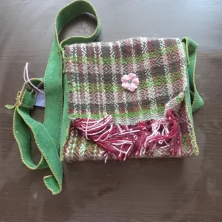 کیف دوشی بافت سنتی و چرم