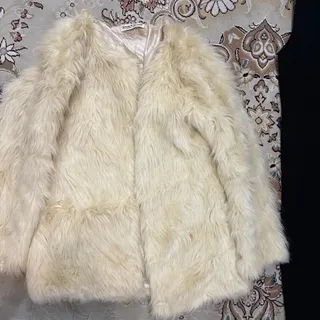 پالتو خز کرم رنگ