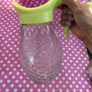 پارچ آب شیشه ای درب دار