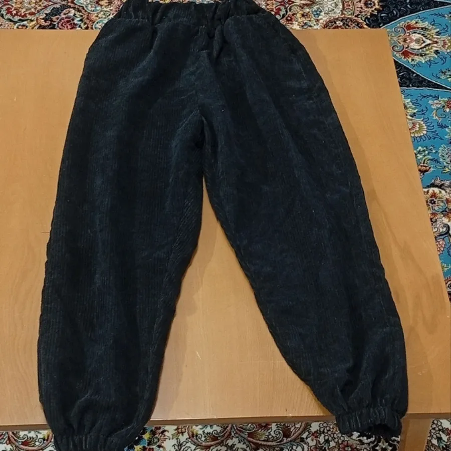 شلوار مام مخمل کبریتی