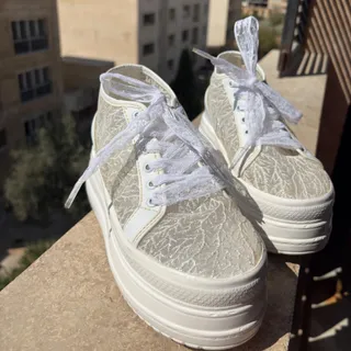 کفش لژدار سفید