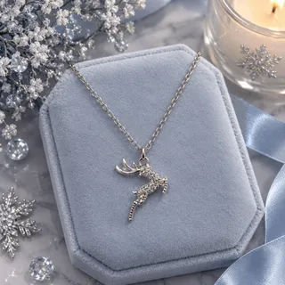گردنبند طرح گوزن