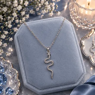 گردنبند طرح مار