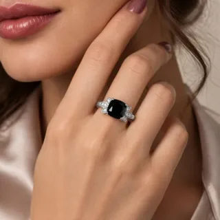 انگشتر جواهری ماه دیس