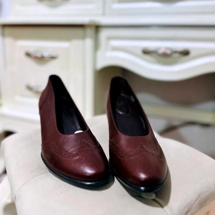 کفش زنانه چرم تبریز نونو