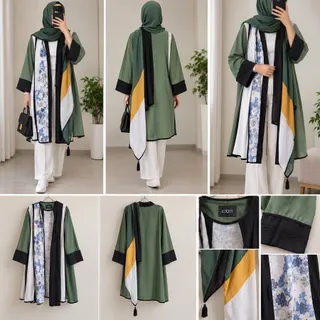 مانتو و شال ست؛ شیک و خاص