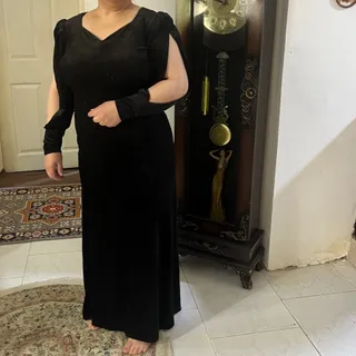 پیراهن مخمل لمه مدل ماهی