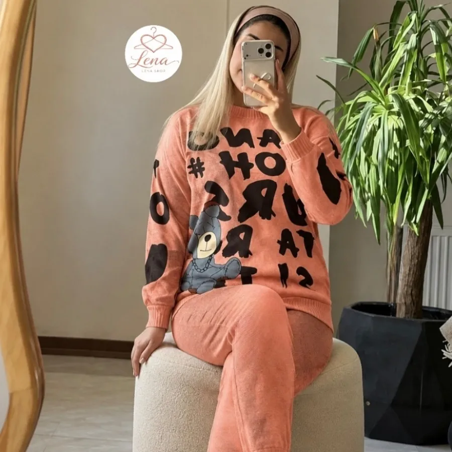 ست بلوز شلوار دخترانه تدی