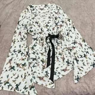 شومیز طرح ژاپنی چپ وراستی