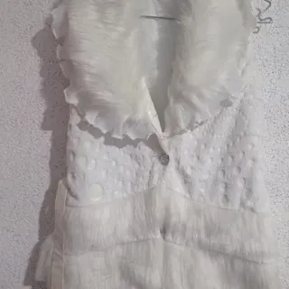 وست سفید چرم و خز وارداتی