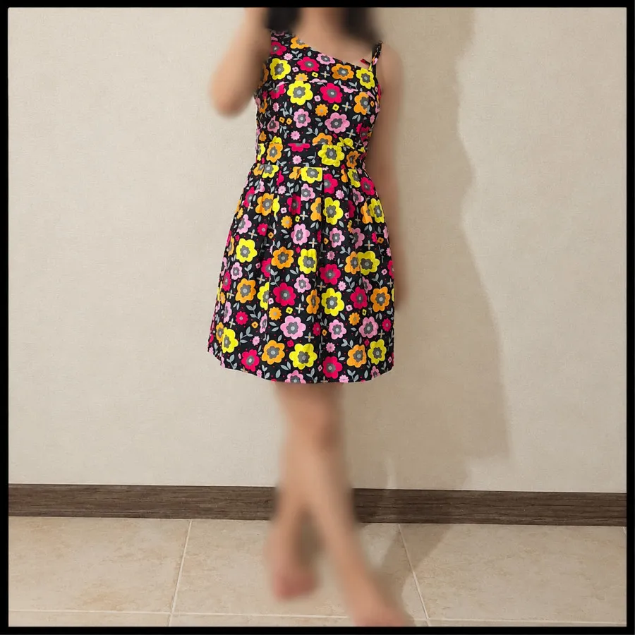 لباس گلدار سایز 36 و 38