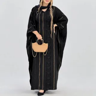 مانتو بلند عبا پانچ مجلسی