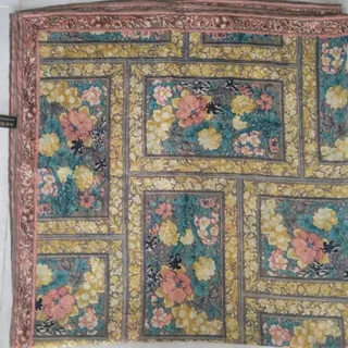 روسری نخی دور دوخت