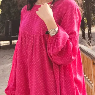 شومیز خالخالی مدل باربی