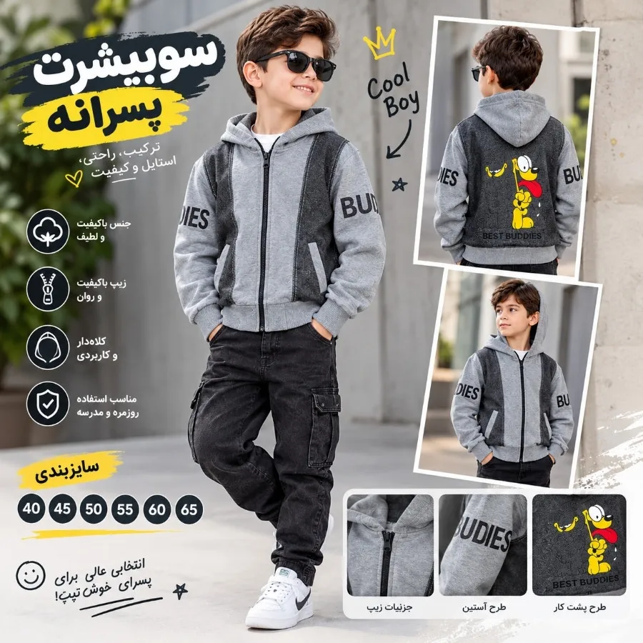سوییشرت پسرانه