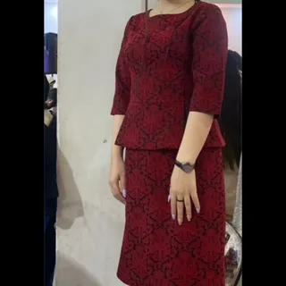 پیراهن ژاکارد راسته