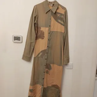 مانتو جین ماکسی خارجی
