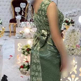 لباس ماکسی  مجلسی گیپور