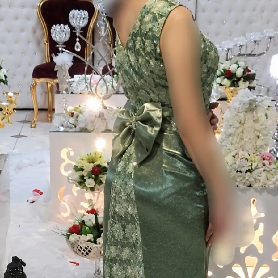 لباس ماکسی  مجلسی گیپور