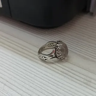 انگشتر نقره با سنگ در نجف