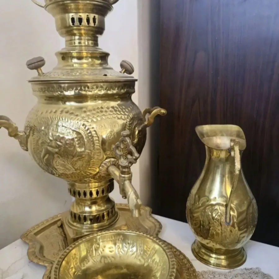 ست سماور ذغالی